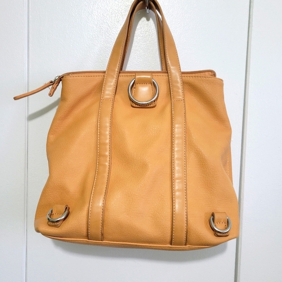 Vegan designer purse. Cool tan caramel colour. In excellent condition! - Picture 2 of 6